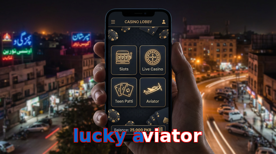 Main screen of Lucky Aviator app page for PK players