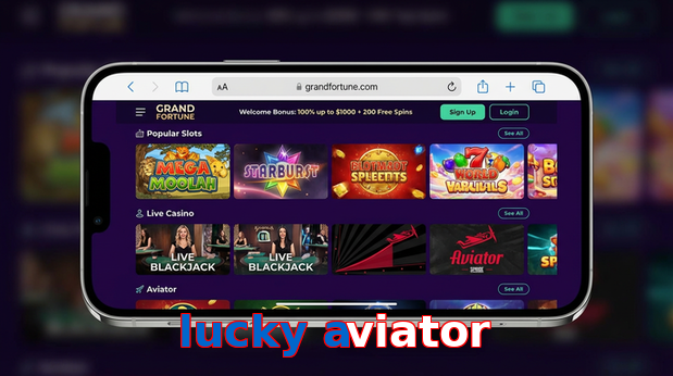 Main screen of Lucky Aviator ios page for PK players